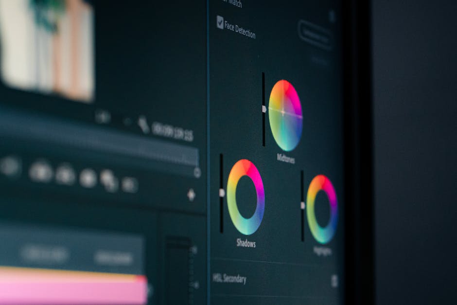 Image of a person editing a video using Adobe Premiere Pro
