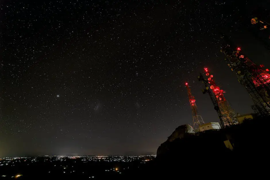 Picture of a night sky full of stars with some light pollution from surrounding city lights.