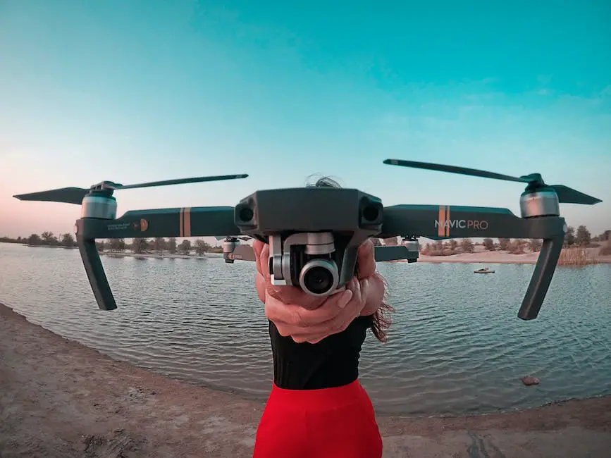 Image of DJI drone with various attachments