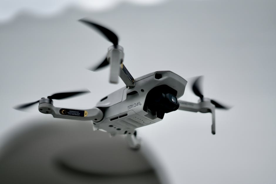Image depicting a DJI Mini 2 drone in flight