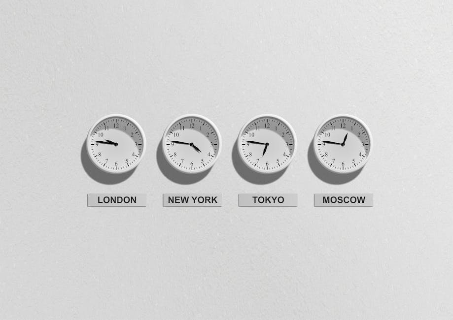 An image showing a clock with different times symbolizing peak viewership times for vlogs