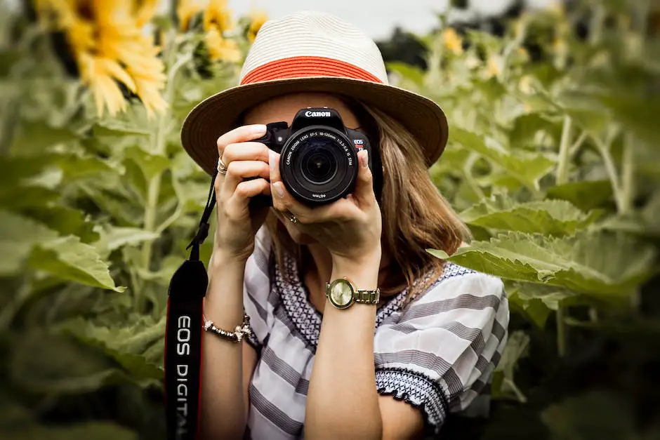 A person holding a camera and smiling, representing vlogging tips